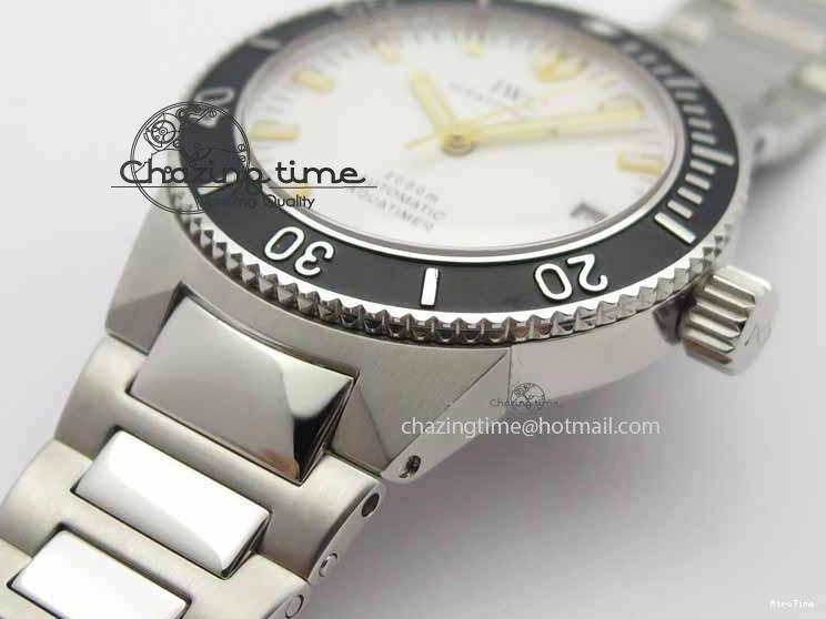 MIROTIME 0204 Aquatimer Automatic SS Noob Best Edition White Dial On SS Bracelet A Lightweight 7251